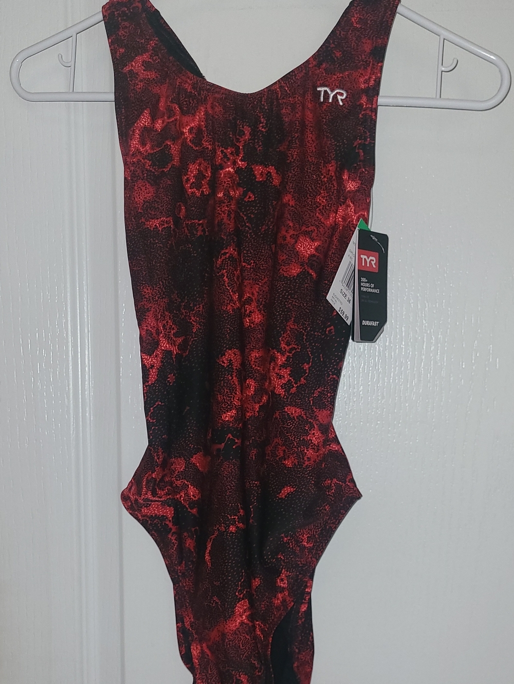 NWT TYR Women's Performance Durafast Swimwear - 36